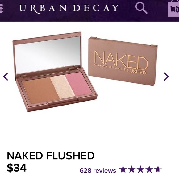 URBAN DECAY SUPER TRIO NAKED BASICS/ FLUSHED/HEAT - Picture 5 of 8